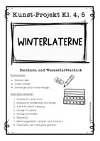 Vorschau - Unterrichtsreihen - Winterlaterne - Kunst Grundschule Klasse 4, Klasse 5 Winter - Seite 3
