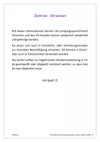 Vorschau - Spiele - Dominokarten: Uhrzeiten - Seite 1