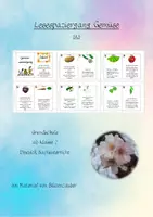 Vorschau - Spiele - Lesespaziergang Gemüse SAS (gesunde Ernährung) #edukilights22 - Deckblatt