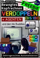 Vorschau - Stundenentwürfe - Bewegtes Kopfrechnen: Agenten - Verdoppeln im ZR bis 100 - Deckblatt