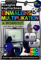 Vorschau - Stundenentwürfe - Bewegtes Kopfrechnen: Workout - 1x1 Multiplikation - Deckblatt