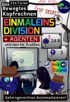 Vorschau - Stundenentwürfe - Bewegtes Kopfrechnen: Agenten - 1x1 Division - Deckblatt