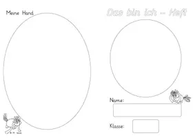 Vorschau - Arbeitsblätter - Das bin ich Heft - Deckblatt