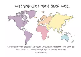 Vorschau - Stundenentwürfe - Wir sind alle Kinder einer Welt - Materialpaket - Seite 2