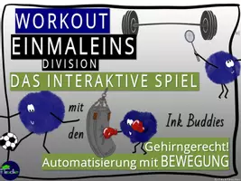 Vorschau - Stundenentwürfe - Bewegtes Kopfrechnen: Workout - 1x1 Division - Seite 3