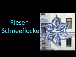 Vorschau - Stundenentwürfe - KUNST Schritt für Schritt: Bastle eine Riesen-Schneeflocke - Seite 1