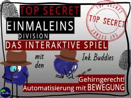 Vorschau - Stundenentwürfe - Bewegtes Kopfrechnen: Agenten - 1x1 Division - Seite 2