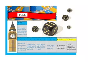 Vorschau - Spiele - Board Game / Brettspiel zu den if Sätzen / if clauses vom Typ 2 - Mit Anleitung und Lösungen als PDF - Seite 3
