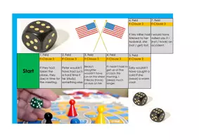 Vorschau - Spiele - Board Game / Brettspiel zu den if Sätzen / if clauses vom Typ 3 - Mit Anleitung und Lösungen als PDF - Seite 2