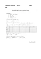 Vorschau - Arbeitsblätter - Klassenarbeit: Vielfache und Teiler - Deckblatt