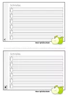 Vorschau - Arbeitsblätter - Mein Apfelbüchlein - Einfache Aufgaben rund um das Thema Apfel - Seite 3