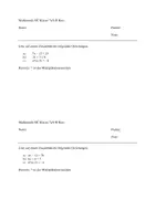 Vorschau - Arbeitsblätter - Gleichungen: Finde x heraus - Deckblatt