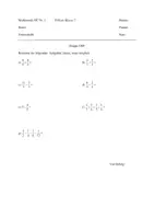 Vorschau - Test - Test zur Bruchrechnung - Seite 1