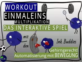 Vorschau - Stundenentwürfe - Bewegtes Kopfrechnen: Workout - 1x1 Multiplikation - Seite 2