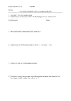 Vorschau - Arbeitsblätter - Aufgabenblatt: Eigenschaften von Parallelogrammen - Deckblatt