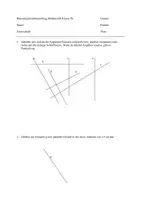 Vorschau - Arbeitsblätter - Übung zu Senkrechten und Parallelen - Deckblatt