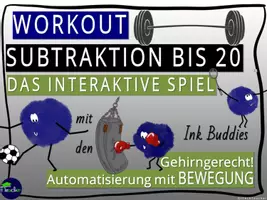 Vorschau - Stundenentwürfe - Bewegtes Kopfrechnen: Workout - Subtraktion bis 20 - Seite 2