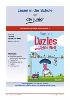 Vorschau - Stundenentwürfe - Unterrichtsmaterial zu ›Luzies verrückte Welt‹ von Anna Lott - Deckblatt