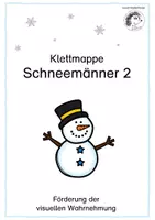 Vorschau - Fördermaterial/Inklusion - Klettmappen "Schneemänner" (Visuelle Wahrnehmung) - Seite 3