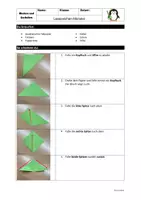 Vorschau - Arbeitsblätter - Lesezeichen - Falten - Werken und Gestalten – 2. Klasse - Seite 1