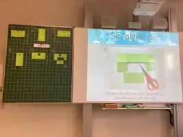 Vorschau - Arbeitsblätter - verrückte Quadrat - Falten - Werken und Gestalten – 2. Klasse - Seite 3