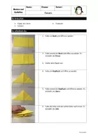 Vorschau - Arbeitsblätter - Rakete - Falten - Werken und Gestalten - 2. Klasse - Seite 1