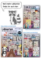 Vorschau - Spiele - Lobkärtchen / Lobkarten - Gratis Set - Seite 1