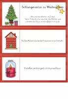 Vorschau - Stationenlernen - Schlangensätze zu Weihnachten - Seite 3