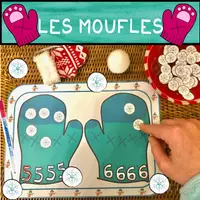 Aperçu - Préparation de séance / Séance complète - Jeu de Numération - Les Moufles - Page de couverture