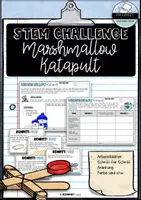 Vorschau - Arbeitsblätter - STEM Challenge - Marshmallow Katapult - Deckblatt