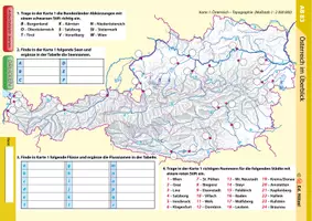 Vorschau - Arbeitsblätter - Österreich im Überblick - Deckblatt