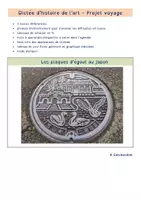 Aperçu - Préparation de séance / Séance complète - Histoire de l'art - Dictée différenciée - Plaques d'égout au Japon - Page de couverture