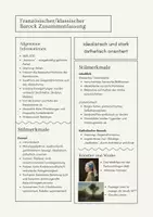 Vorschau - Merkblätter - Kunstepochen kurze Zusammenfassungen, Renaissance - Impressionismus - Seite 1