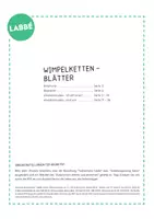 Vorschau - Mal- und Bastelvorlagen - Wimpelketten Blätter - Seite 2