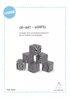 Vorschau - Mal- und Bastelvorlagen - Op-Art - Würfel - Seite 1