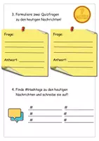 Vorschau - Arbeitsblätter - Arbeitsblatt-Vorlage mit Aufgaben zu den "Logo Nachrichten" - Seite 3