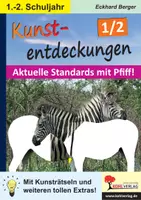 Vorschau - Arbeitsblätter - Emmas Kunstentdeckungen Klasse 1-2 | Kunst Grundschule | Malaufgaben, Farbenlehre, Linien, Muster, Kunstspiele, Wahrnehmung, Anfangsunterricht Kunst - Deckblatt