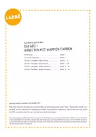 Vorschau - Mal- und Bastelvorlagen - Safari - Arbeiten mit warmen Farben - Seite 2
