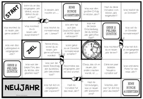 Vorschau - Spiele - Neujahr und Silvester – Jahreswechsel, Wünsche und Vorsätze | Plauderbrettspiel als Gesprächsanlass - Seite 2