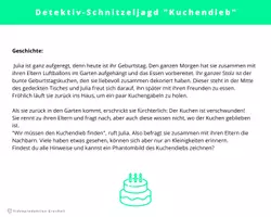 Vorschau - Stundenentwürfe - Detektiv-Schnitzeljagd, Detektiv-Spiel "Kuchendieb" - Seite 2
