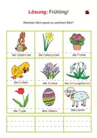 Vorschau - Arbeitsblätter - Rätselspaß im Frühling! Rätseln, knobeln, Wahrnehmung schulen. Dreifach differenziert. - Seite 3