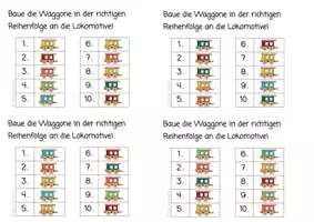 Vorschau - Stationenlernen - Ordinalzahlen | Richtig nummerieren | Übungskartei - Seite 2