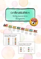 Vorschau - Stationenlernen - Ordinalzahlen | Richtig nummerieren | Übungskartei - Deckblatt