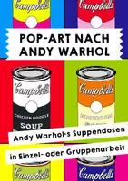 Vorschau - Mal- und Bastelvorlagen - Pop-Art nach Andy Warhol - Deckblatt