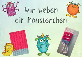 Vorschau - Bildkarten - Phasenmodell Monsterchen weben - Deckblatt