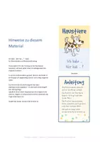 Vorschau - Spiele - Ich haber wer hat Lesespiel - Tiere - Seite 1