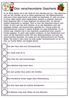 Vorschau - Stationenlernen - Lesespaziergang Weihnachten Geschichte Geschenk Klasse 1-2 Leseverständnis - Seite 2