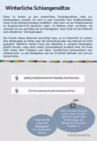 Vorschau - Fördermaterial/Inklusion - Winterliche Schlangensätze- von schulzauberei - Seite 1