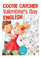 Vorschau - Spiele - Cootie Catcher Valentine´s Day Englisch (Valentinstag) - Deckblatt
