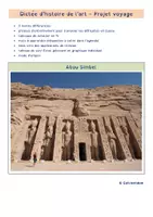 Aperçu - Préparation de séquence / Séquence complète - Histoire de l'art - Dictée différenciée - Abou Simbel - Page de couverture